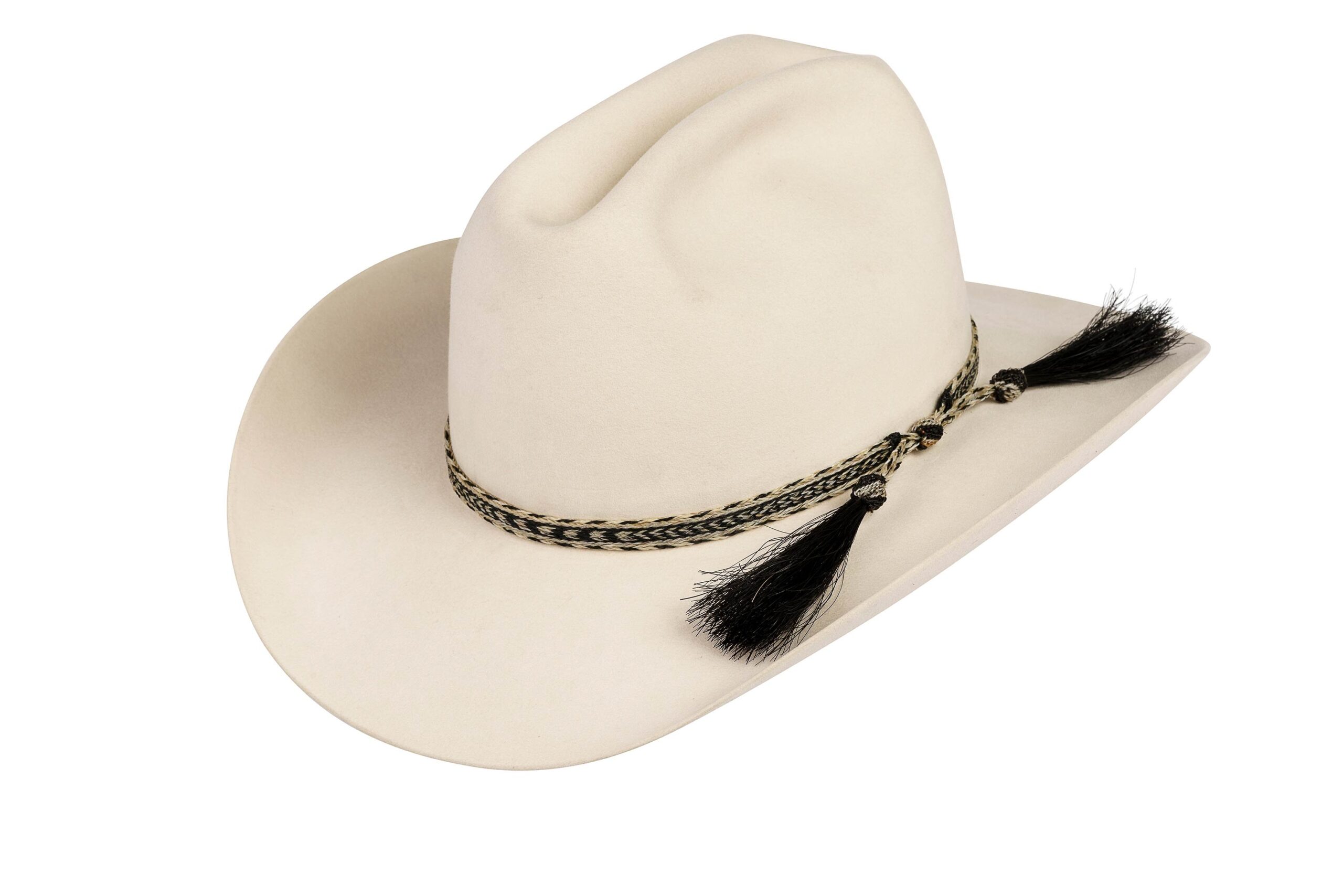 Hernandez Horsehair Double Tassel Hat Band