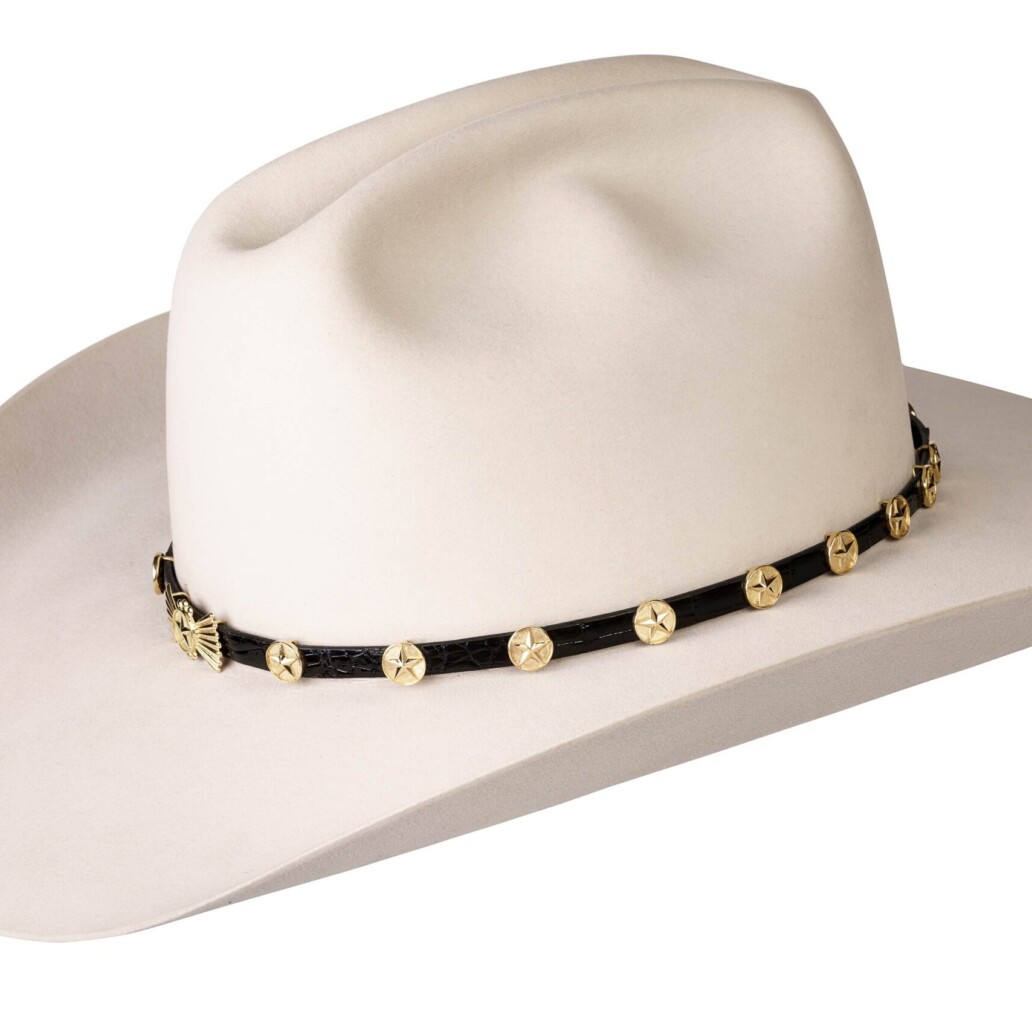 Lone Star 18K Gold Hat Band