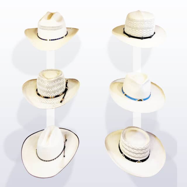 Group of Different Styles of Panama Hats