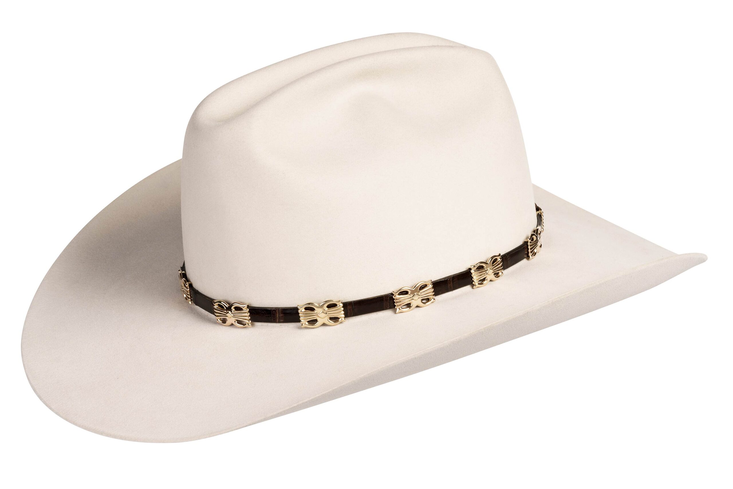Sand Cast Tabaha Butterfly Concho Hat Band