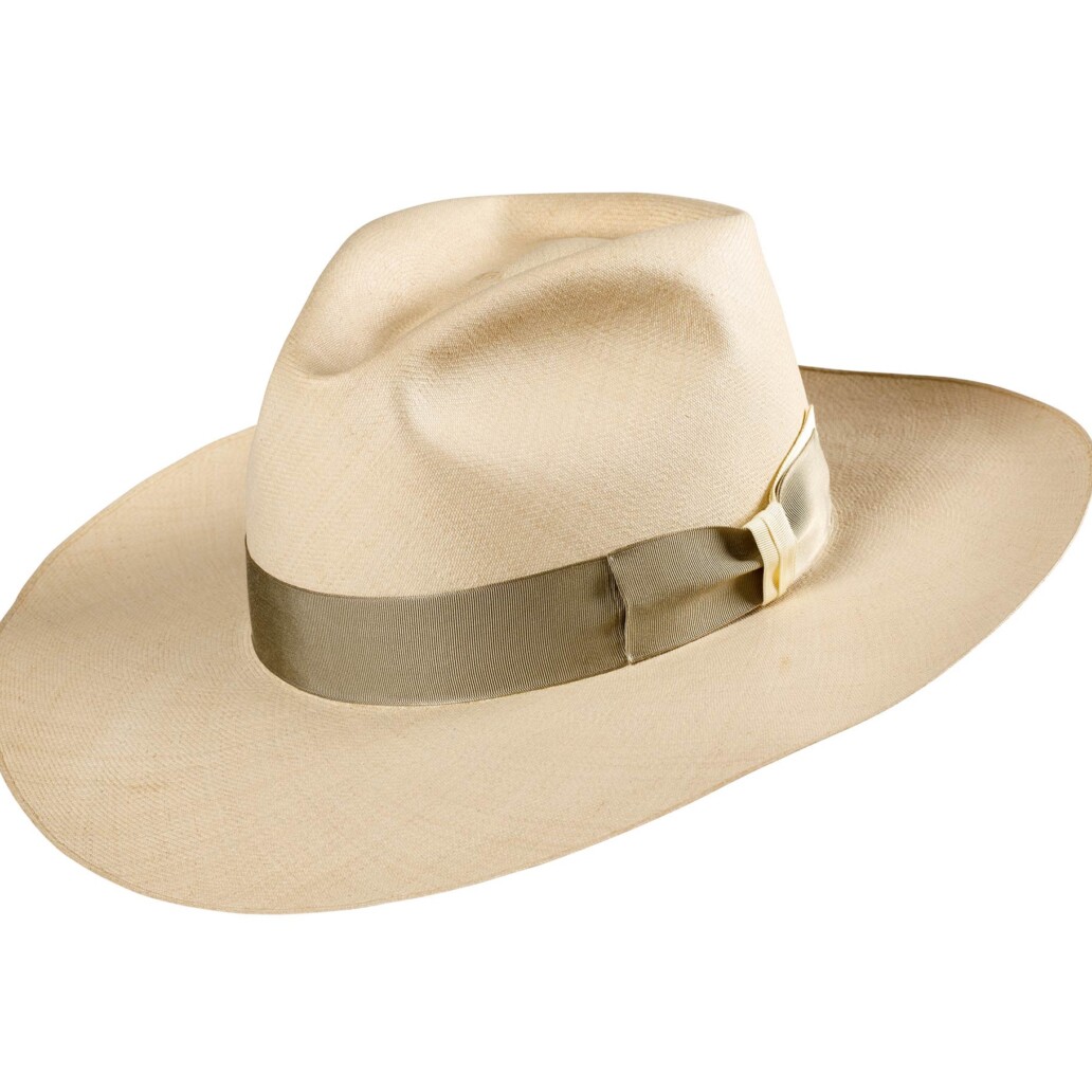 Wide brimmed Three Point Dress Panama Hat