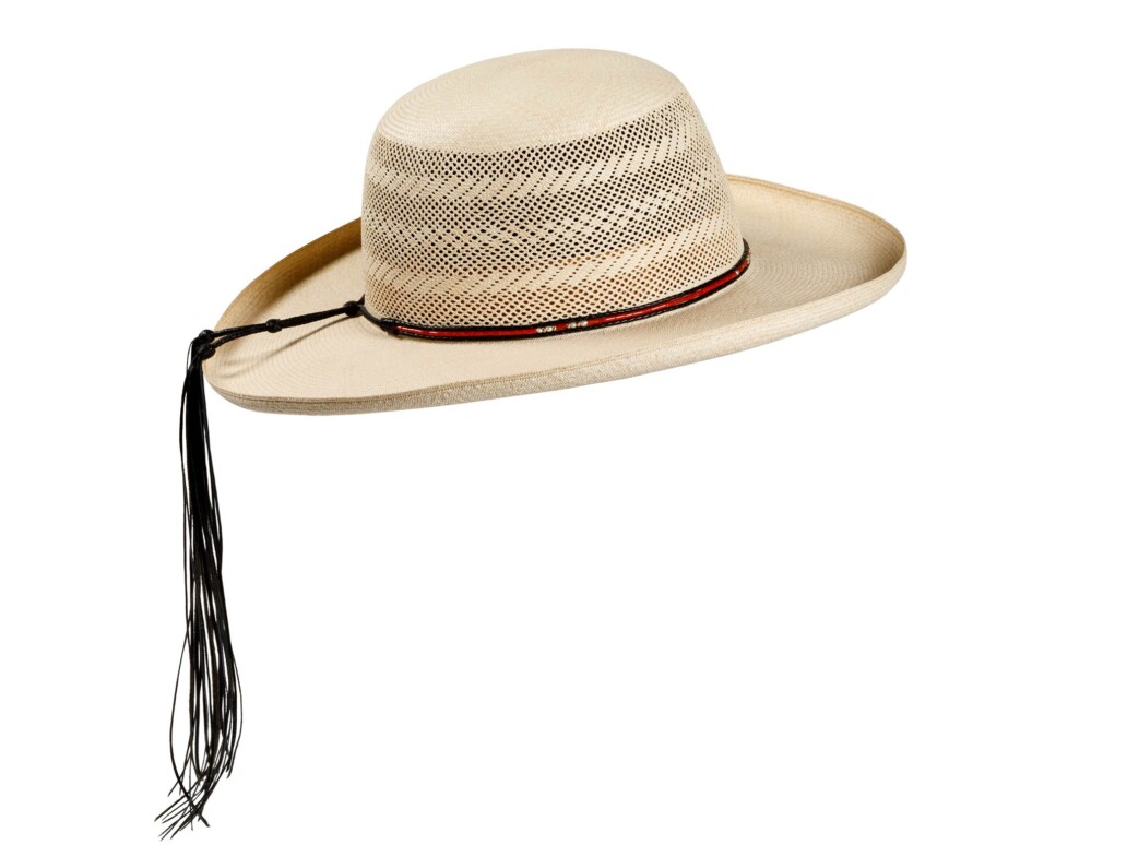 Pencil curled cloche Panama Hat
